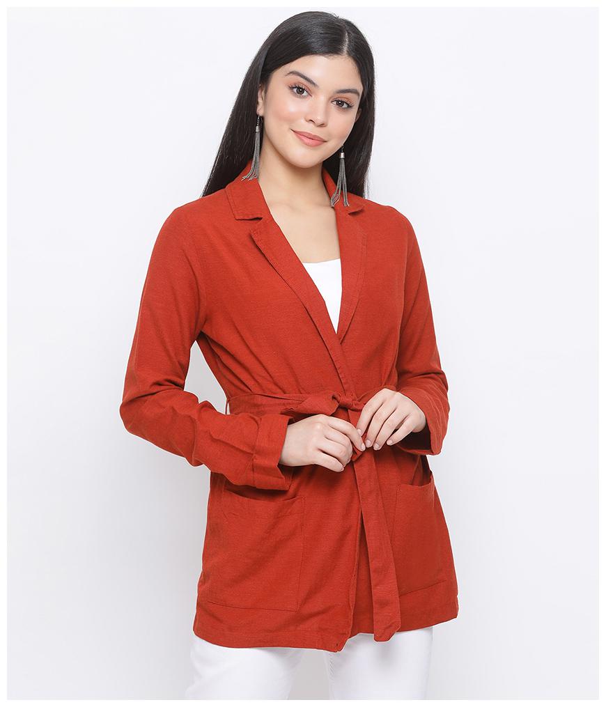

Oxolloxo Women Shrug - Maroon