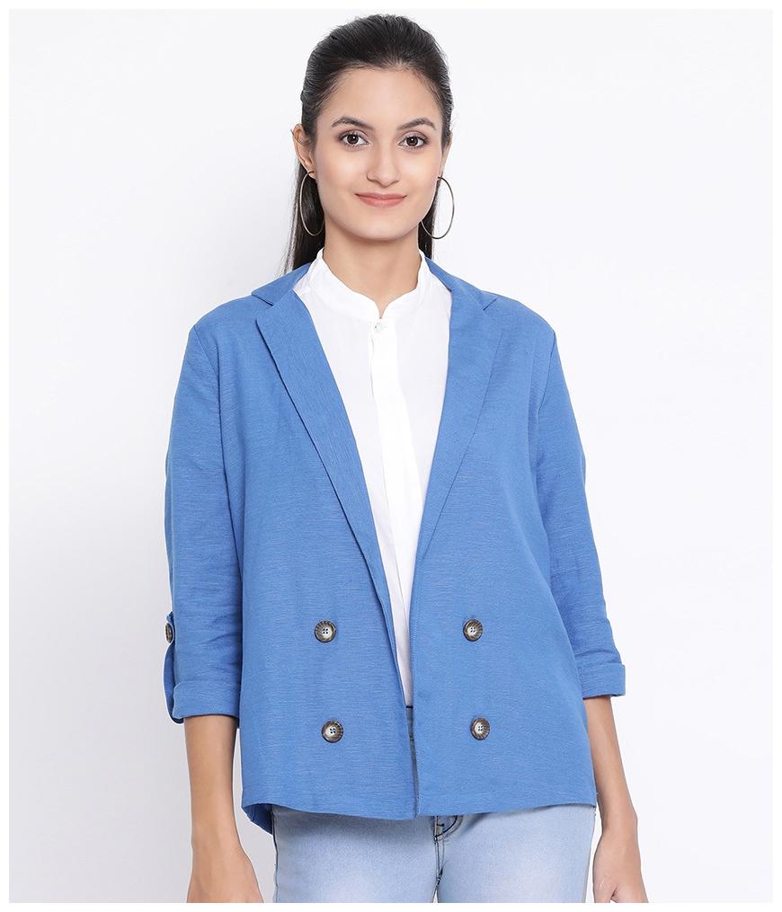 

Oxolloxo Women Summer jacket - Blue