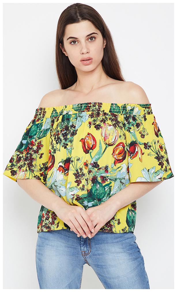

OXOLLOXO Women Printed A-line top - Multi