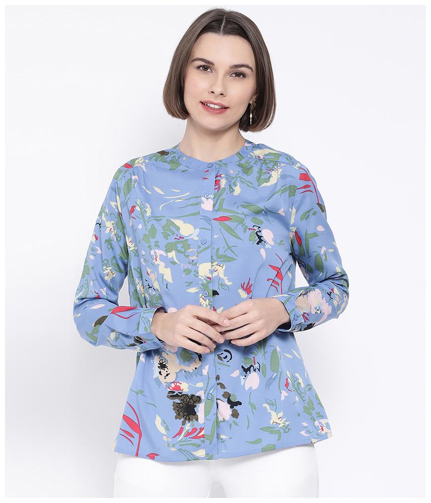 

Oxolloxo Women Multi Floral Regular Fit Shirt