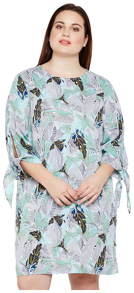 

OXOLLOXO Multi Printed A-line dress