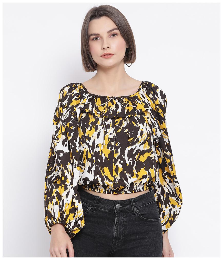 

Oxolloxo Women Polyester A-Line Top Multi