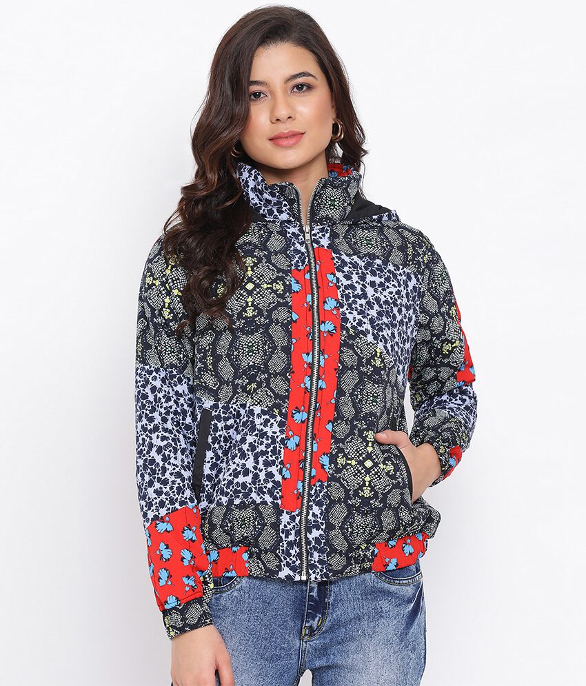 

Oxolloxo Women Printed Regular Jacket - Multi