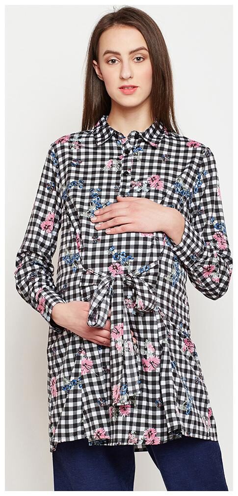

OXOLLOXO Women Printed A-line top - Multi
