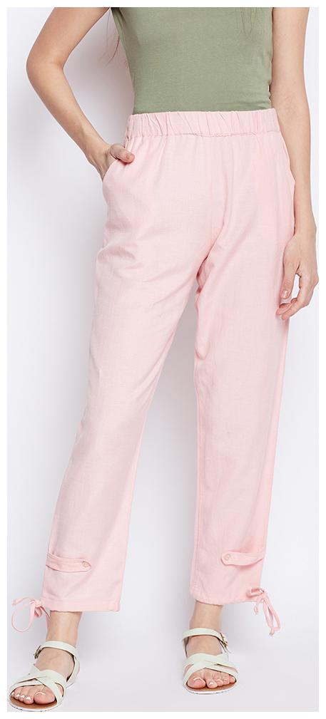 

OXOLLOXO Women Pink Regular fit Regular trousers