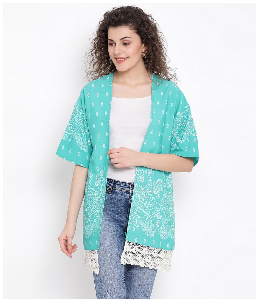 

Oxolloxo Women Shrug - Green