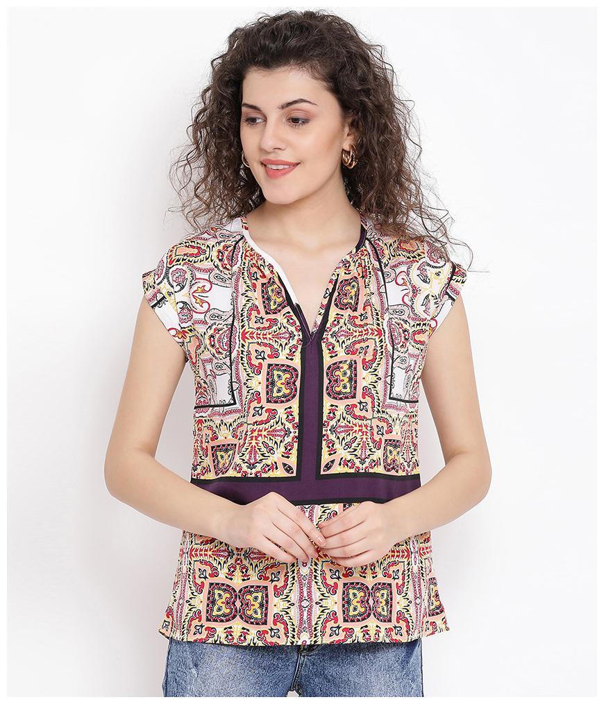 

Oxolloxo Women Polyester Printed A Line Multi