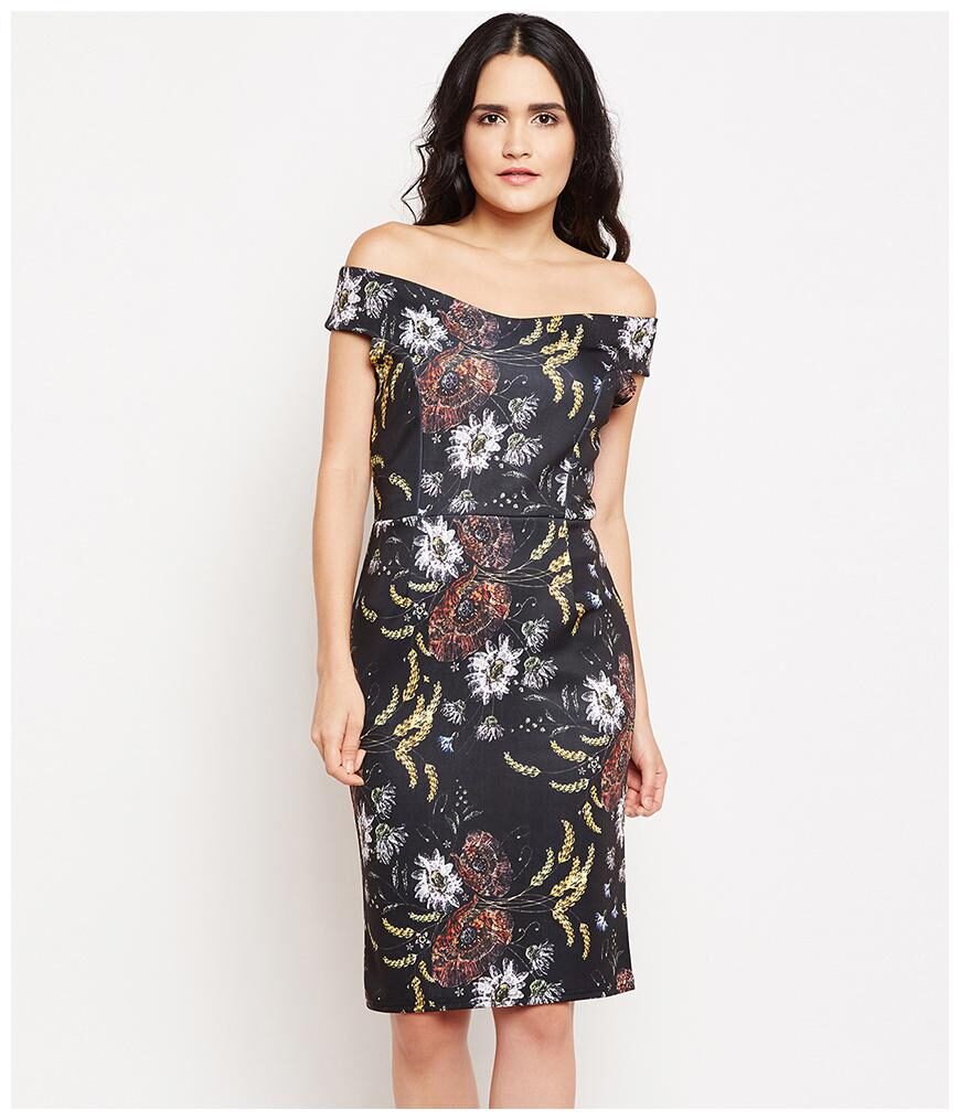 

Oxolloxo Women Polyester Floral Multi A Line Dress