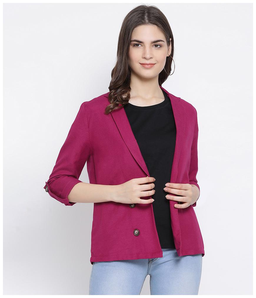 

Oxolloxo Women Summer jacket - Maroon