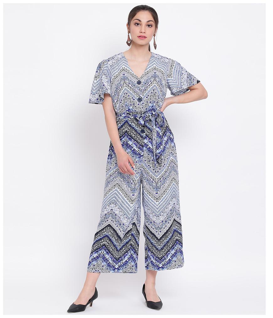 

Oxolloxo Abstract Jumpsuit - Blue