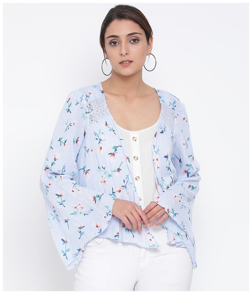 

Oxolloxo Women Shrug - Blue