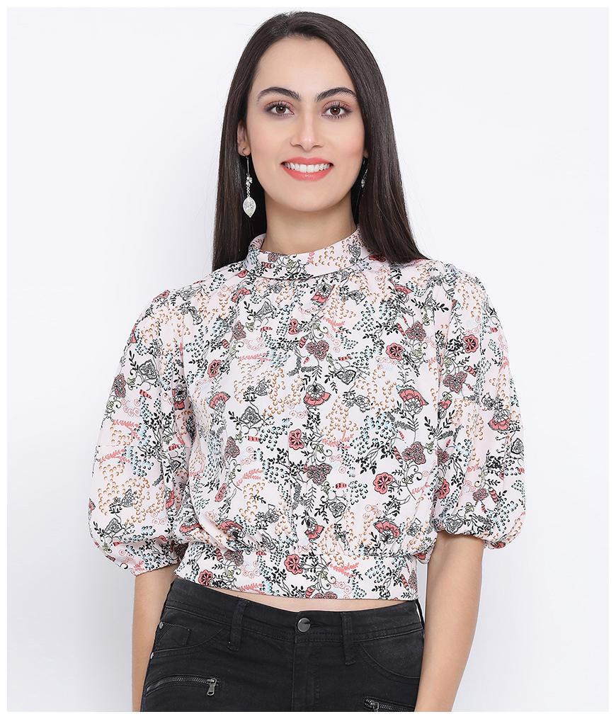 

Oxolloxo Women Polyester Floral A Line Pink