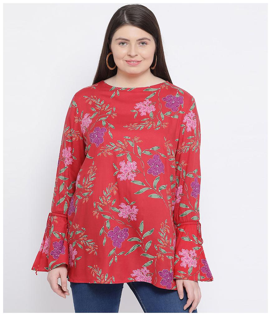 

Oxolloxo Women Floral A-line top - Multi