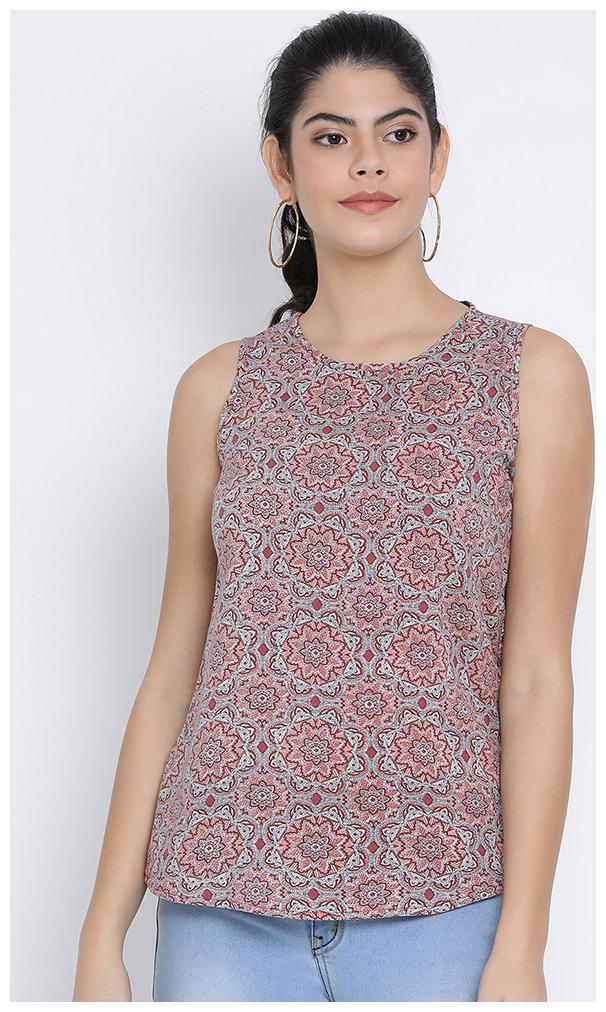 

OXOLLOXO Women Printed A-line top - Multi