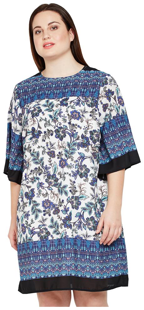 

OXOLLOXO Multi Printed A-line dress