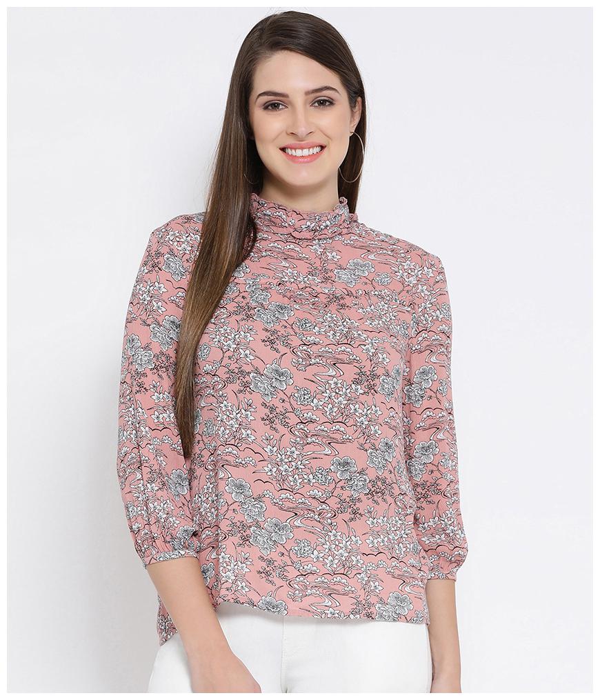 

Oxolloxo Women Floral A-line top - Pink