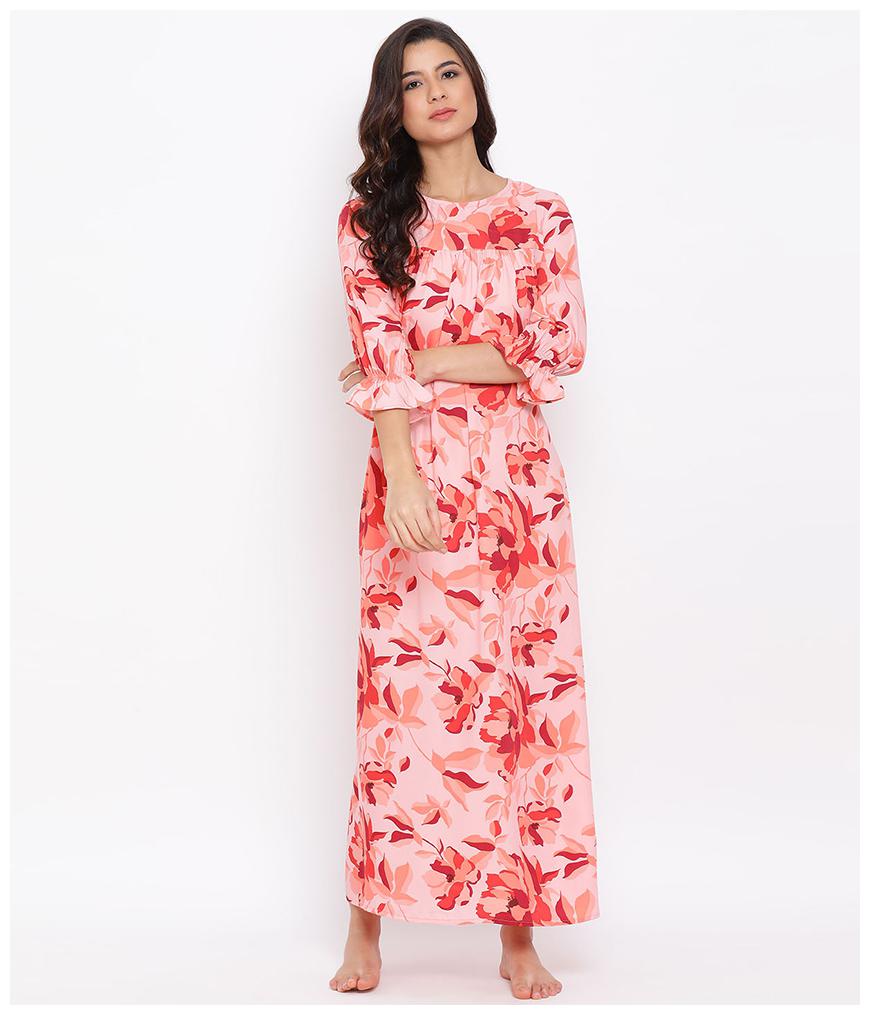

Oxolloxo Womens Beige Polyester Floral Dress