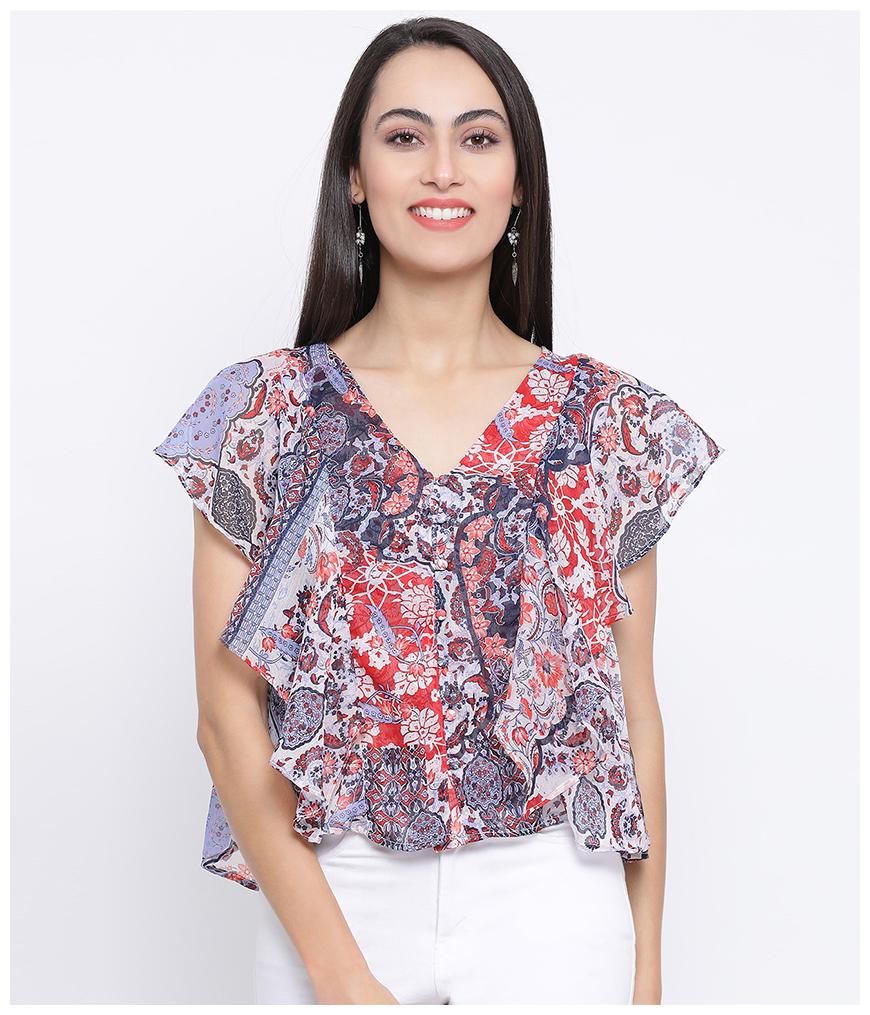 

Oxolloxo Women Polyester Floral A Line Multi