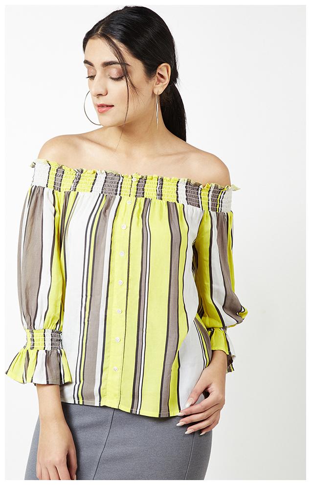 

OXOLLOXO Women Printed A-line top - Multi