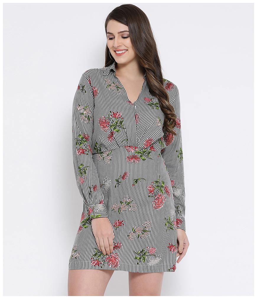 

Oxolloxo White Floral A-line dress