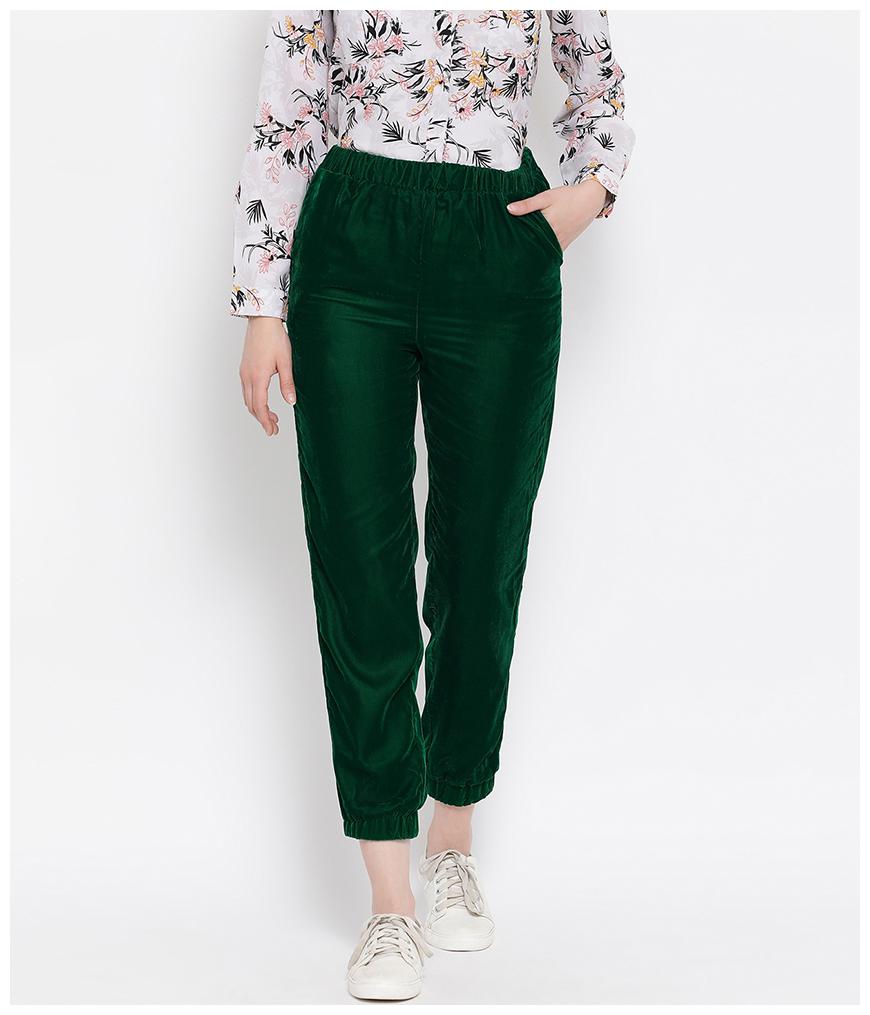 

Oxolloxo Women Green Regular fit Regular pants