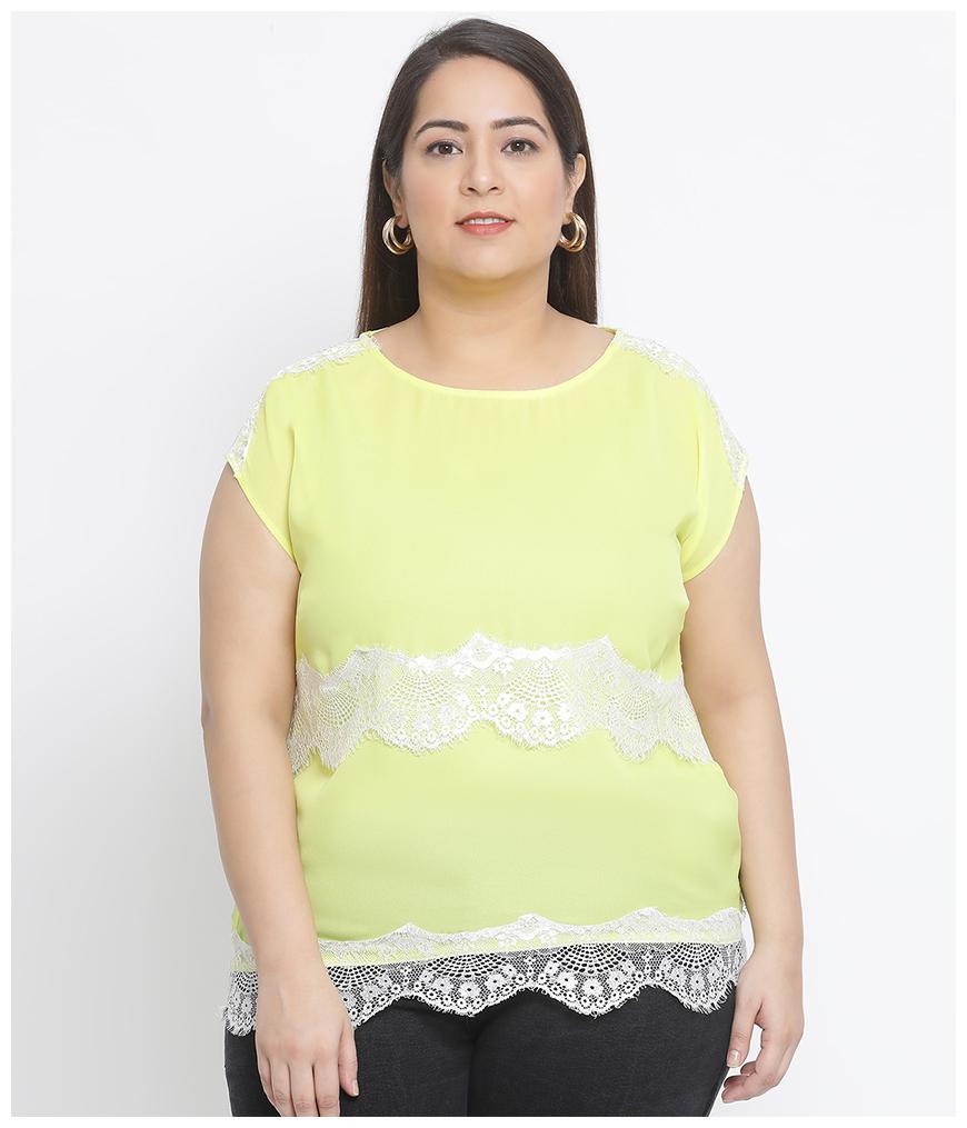 

Oxolloxo Women Solid Regular top - Yellow