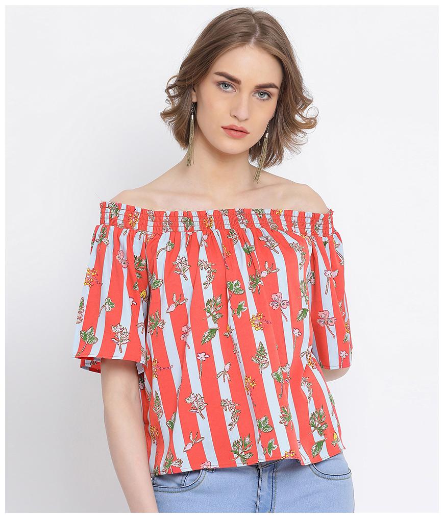 

Oxolloxo Women Floral Regular top - Red