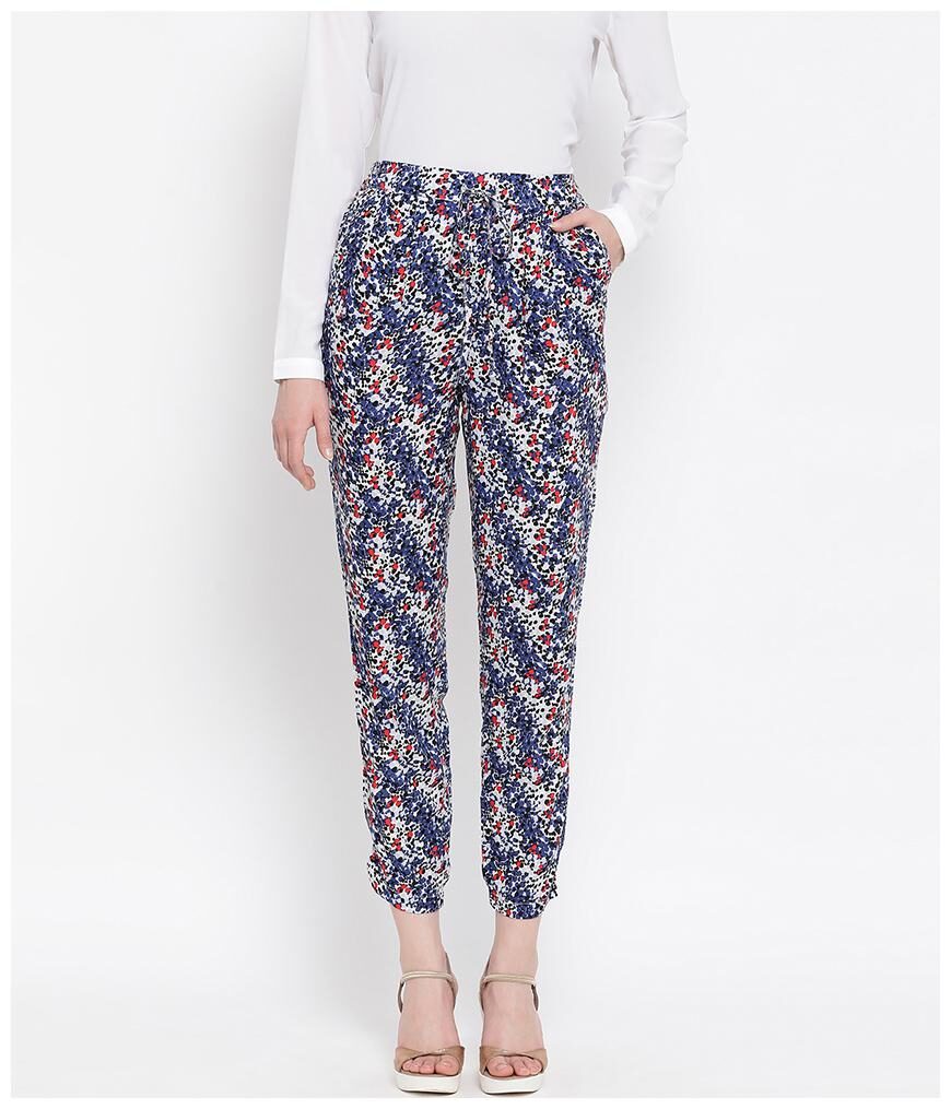 

Oxolloxo Women Blue Regular fit Regular pants