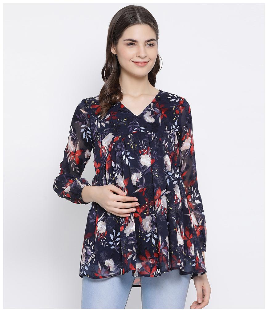 

Oxolloxo Women Floral A-line top - Multi