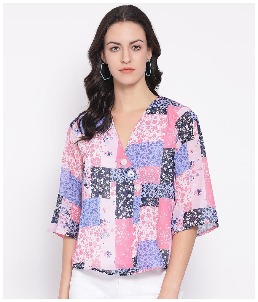 

Oxolloxo Women Floral A-line top - Multi