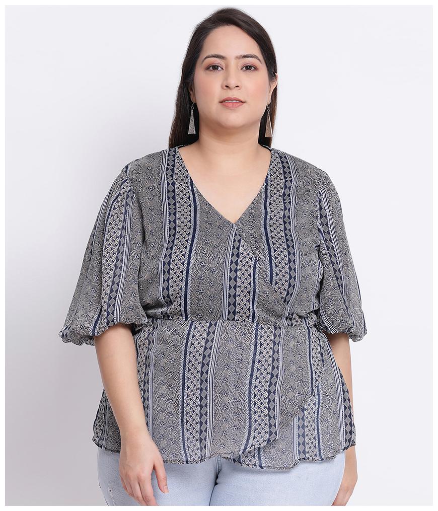 

Oxolloxo Women Polyester Printed Multi Top