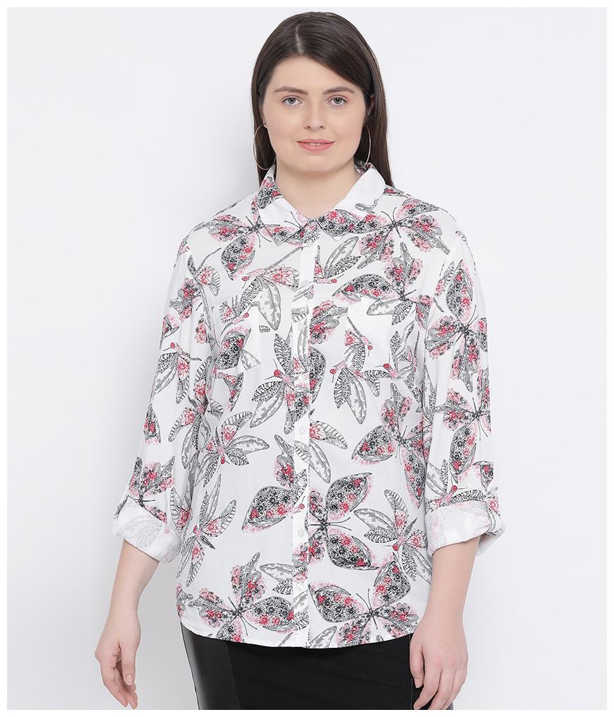 

Oxolloxo Women Multi Floral Regular Fit Shirt