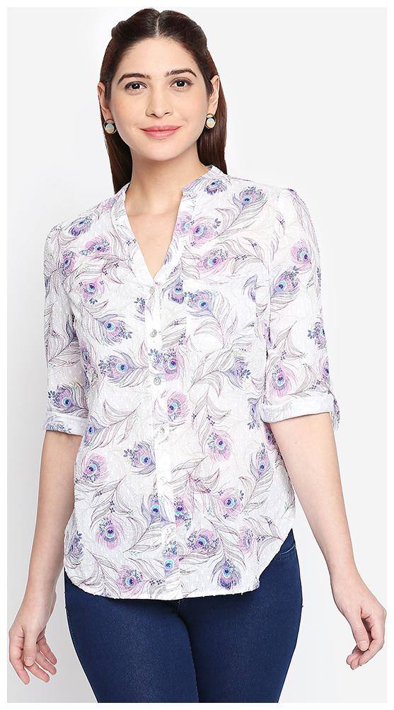 OXOLLOXO Women Multi Printed Regular Fit Shirt