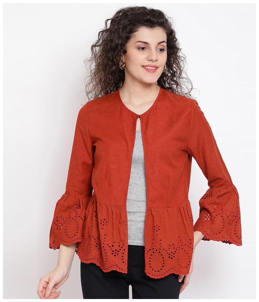 

Oxolloxo Women Shrug - Red