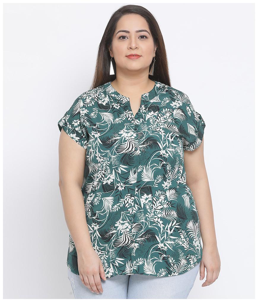 

Oxolloxo Women Floral Regular top - Green