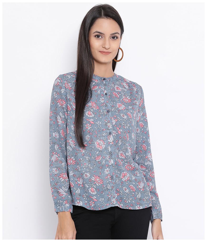 

Oxolloxo Women Multi Floral Regular Fit Shirt