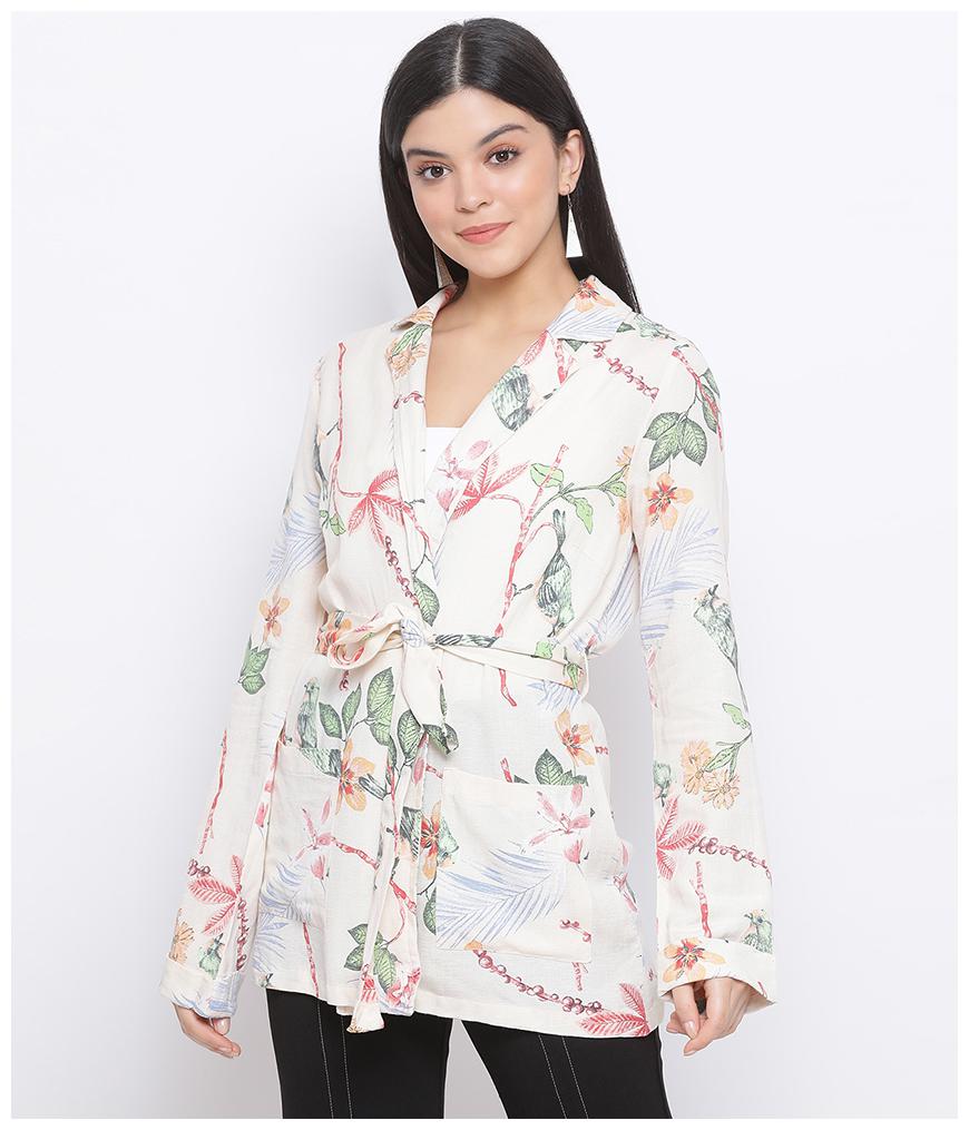 

Oxolloxo Women Shrug - Cream