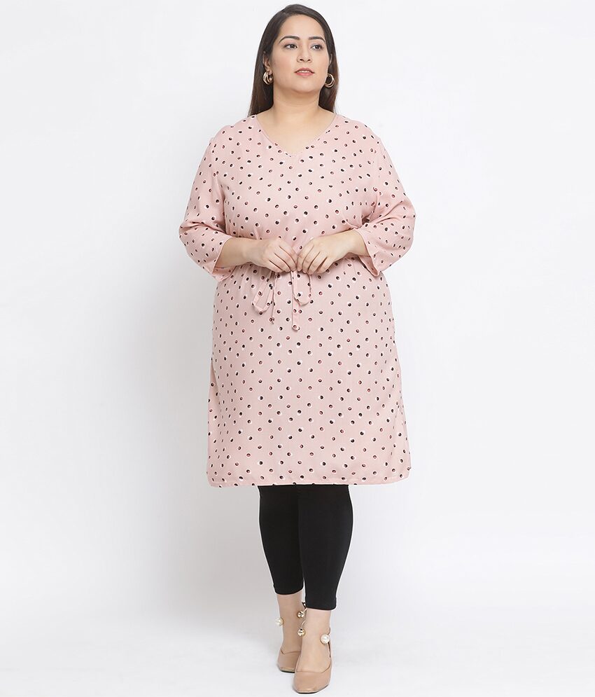 

Oxolloxo Women Polka dots Regular tunic - Peach