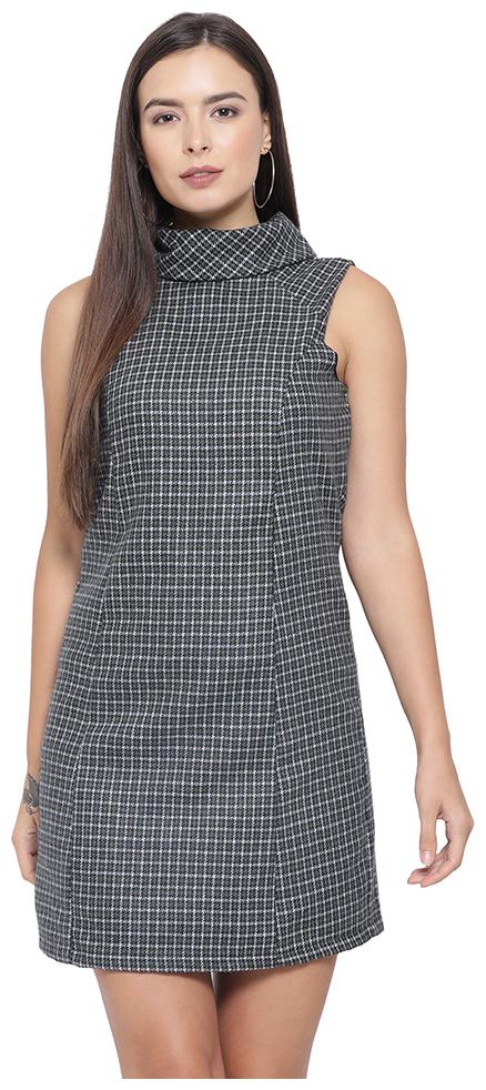 

Oxolloxo Multi Checked A-line dress