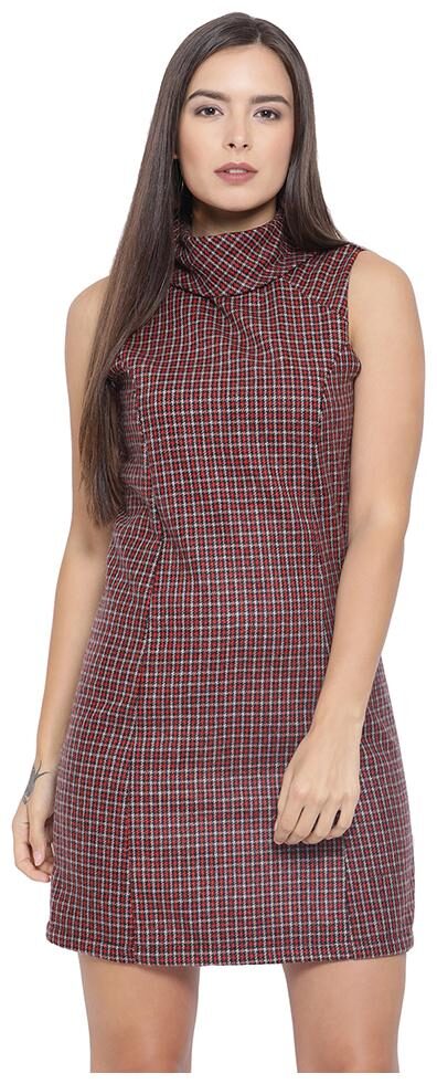 

Oxolloxo Red Striped A-line dress