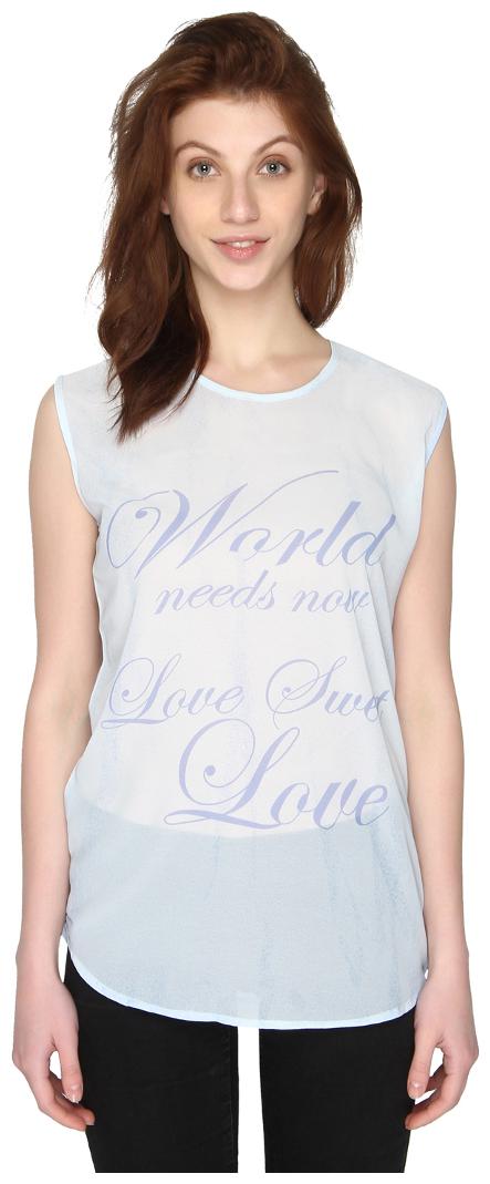 

P - Nut Casual Women Printed Regular top - Cream