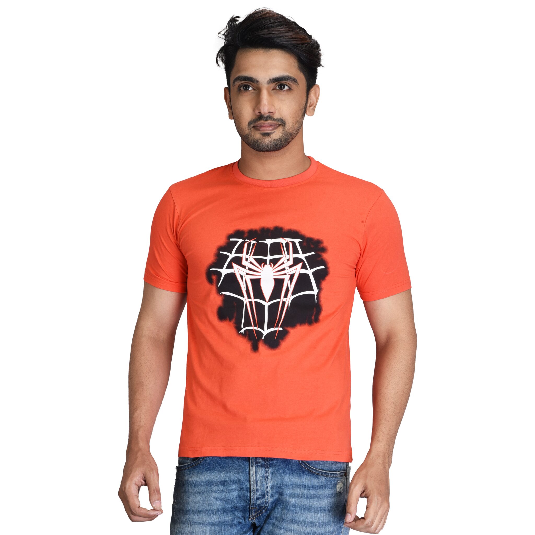 

Pacific Wear Men Orange Regular fit Cotton Round neck T-Shirt - Pack Of 1