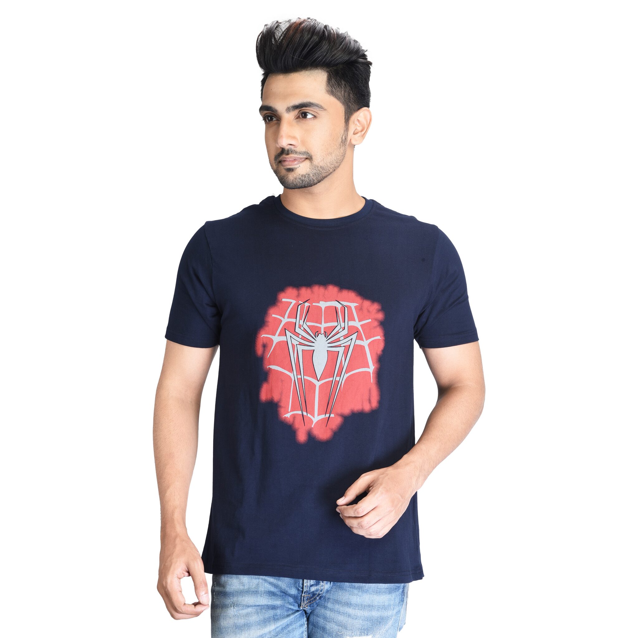 

Pacific Wear Men Navy blue Regular fit Cotton Round neck T-Shirt - Pack Of 1