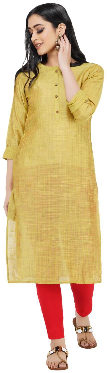 

Paislei Women Green Solid Regular Kurti