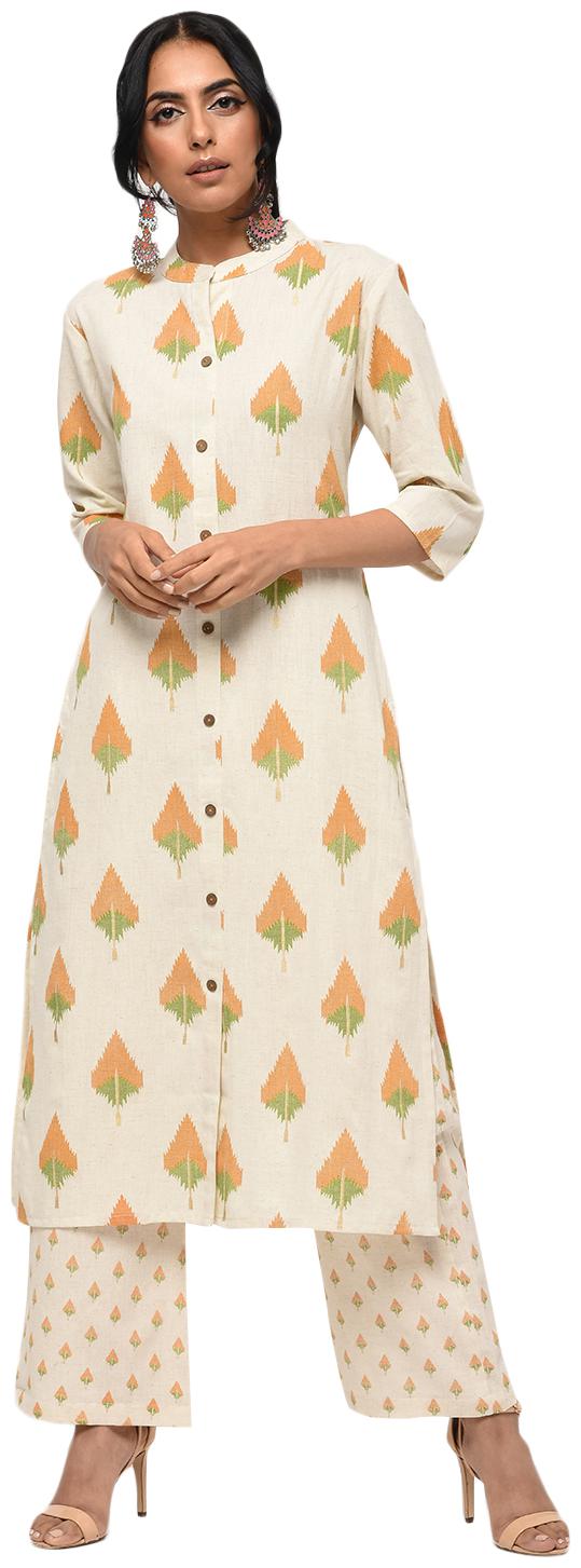 

Palakh Women Multi Printed Straight Kurta With Palazzo