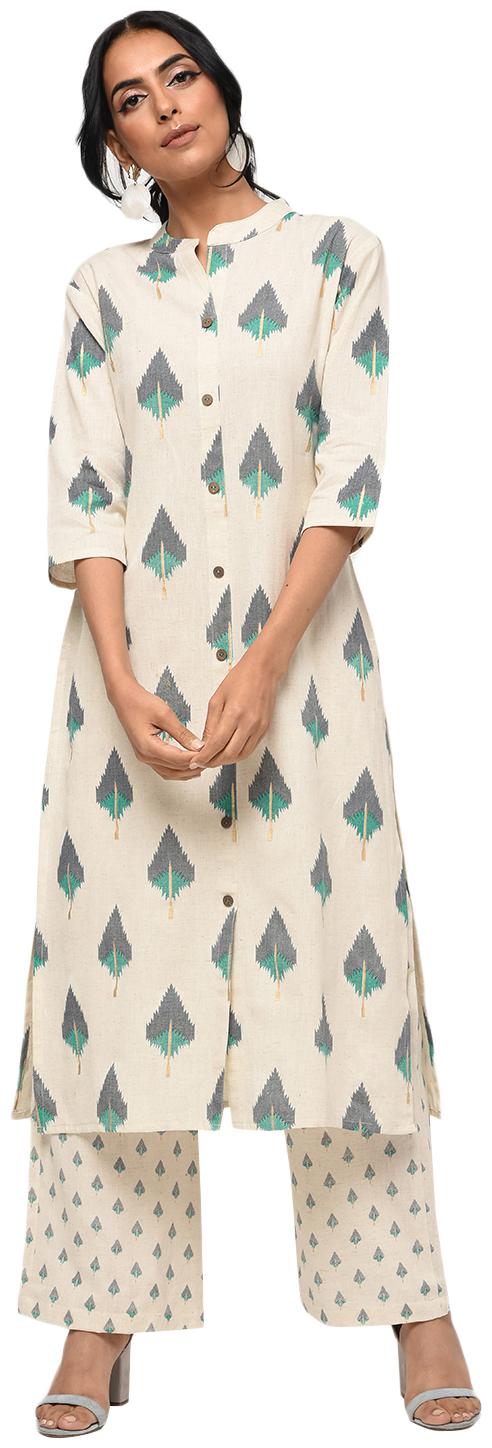 

Palakh Women Multi Printed Straight Kurta With Palazzo