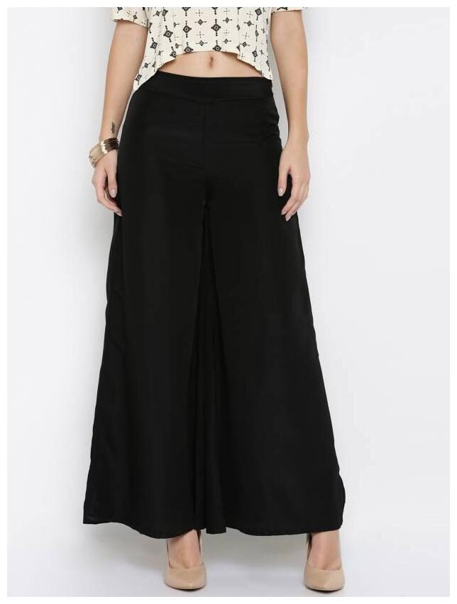 

palazzo cotton (black)