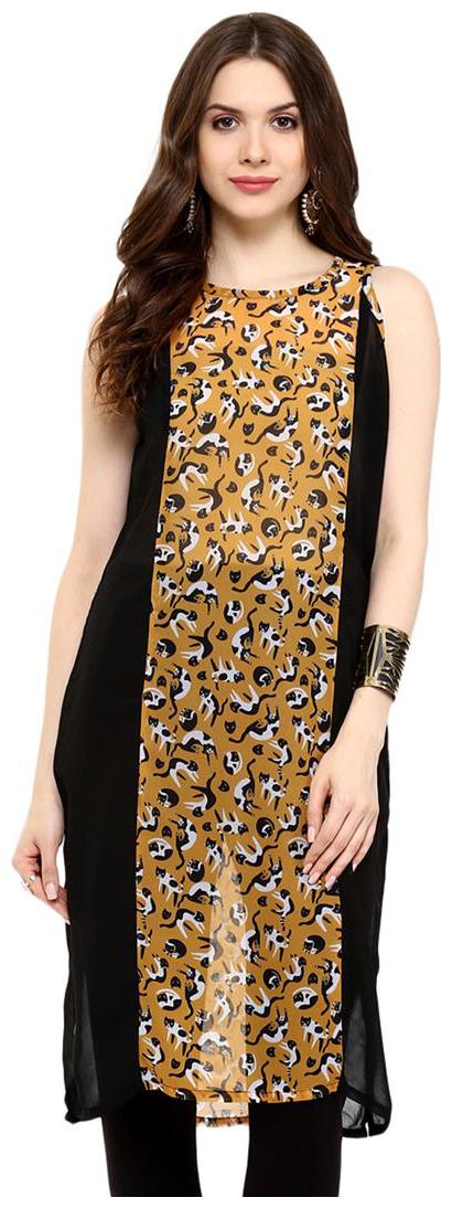 

Pannkh Women Multi Printed Straight Kurta