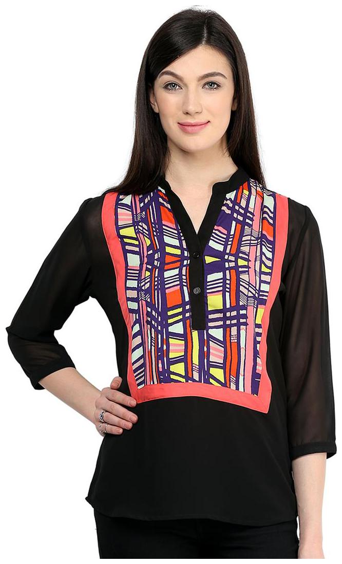 

Pannkh Multi Print Yoke Top