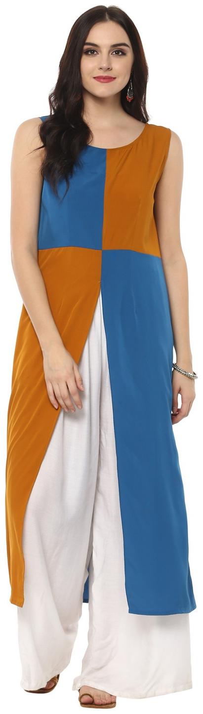 

Pannkh Women Multi Solid Regular Kurta